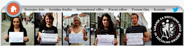 Gibanje za dostojno delo in socialno družbo v Prekmurju