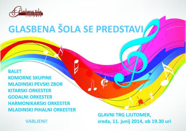 Glasbena šola se predstavi Glasbena šola se predstavi