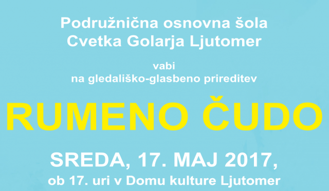 Gledališko-plesna prireditev Rumeno čudo
