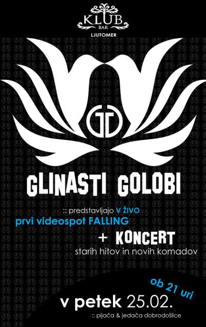 Glinasti Golobi - promocija novega spota + koncert