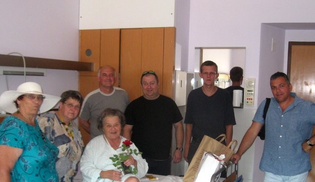 Obisk Dunje v Kliničnem centru Ljubljana Obisk Dunje v Kliničnem centru Ljubljana