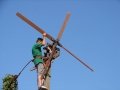 Postavljanje klopotca in izdelava opeke