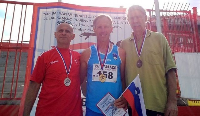 Zdravko Mauko-Magi je zmagal v teku na 100 m z ovirami Zdravko Mauko-Magi je zmagal v teku na 100 m z ovirami