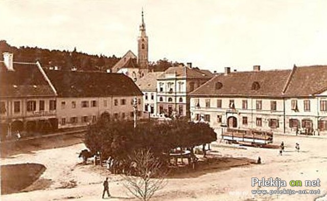 Glavni trg v Ljutomeru leta 1909