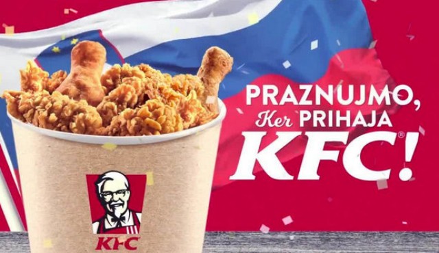 KFC prihaja v Slovenijo, foto: KFC Instagram