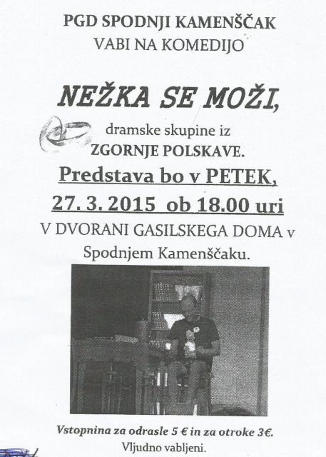 Komedija Nežka se moži