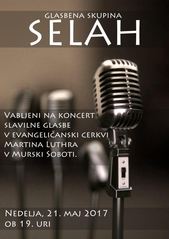 Koncert slavilne glasbe - skupina Selah