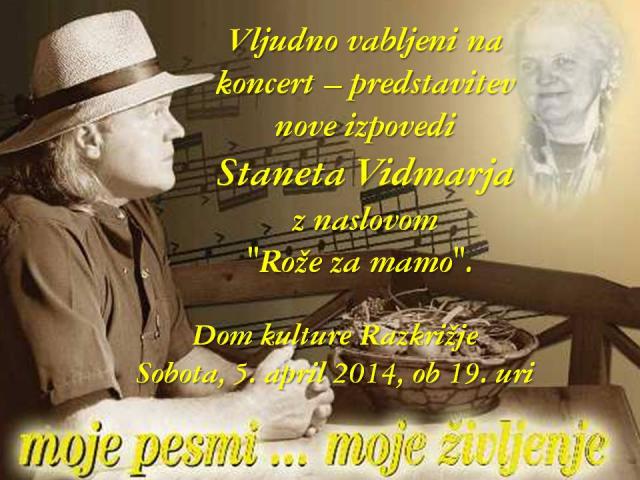 Koncert Staneta Vidmarja