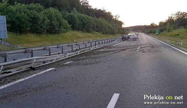 Prometna nesreča na avtocesti