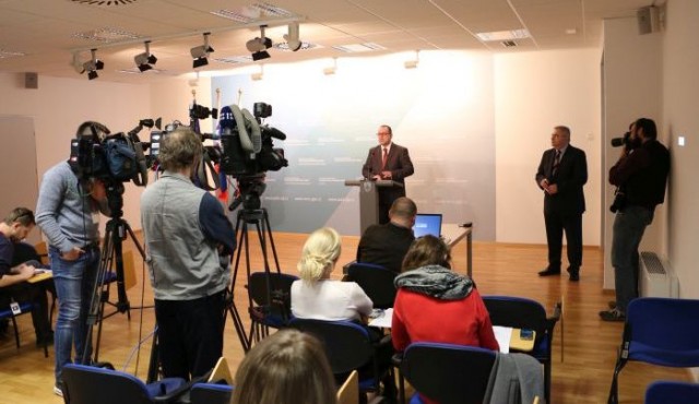 Novinarska konferenca, foto: policija.si
