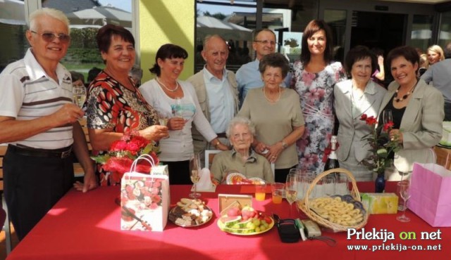 100. rojstni dan Kristine Vučko