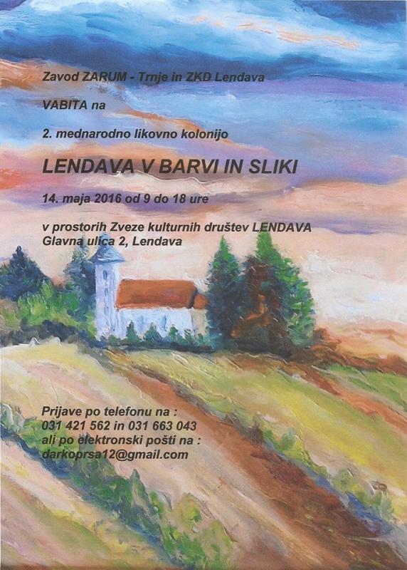 LENDAVA V BARVI IN SLIKI