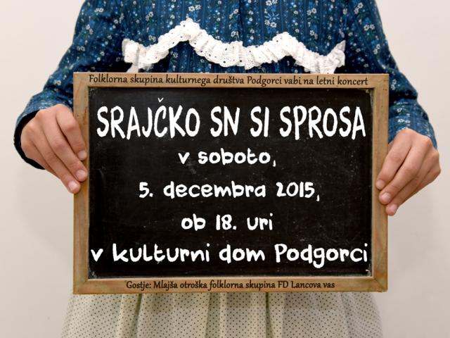 Letni koncert Folklorne skupine KD Podgorci