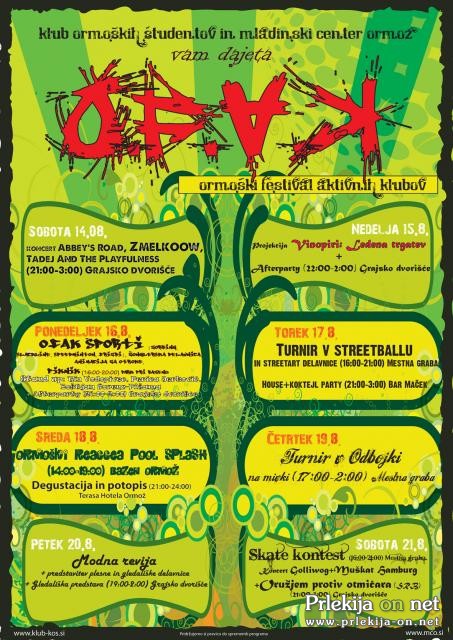 Program O.F.A.K. festivala Program O.F.A.K. festivala