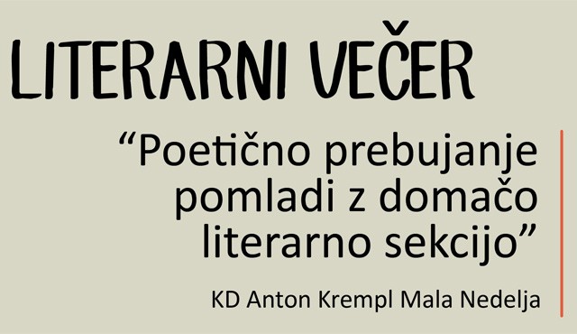 Poetično prebujanje pomladi