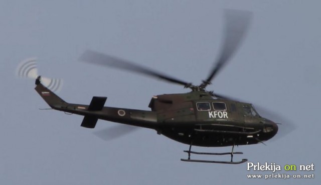 Vojaški helikopter nad Ljutomerom