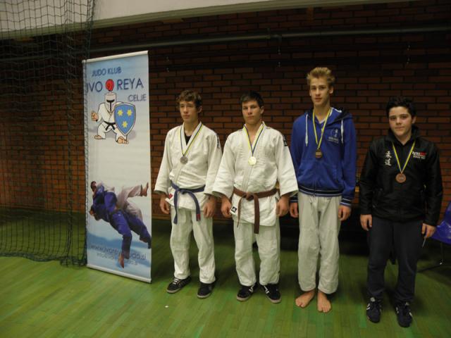 Ljutomerski judoisti uspešni na Novoletnem turnirju v Celju