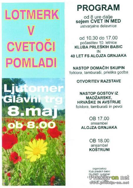 Lotmerk v cvetoči pomladi