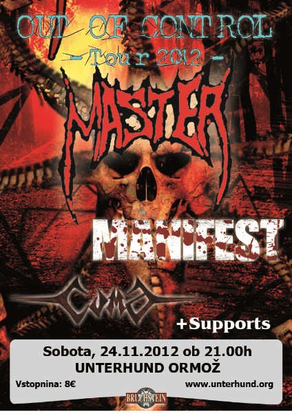 MASTER (ZDA/Cz), MANIFEST (Nor), COMA (I)