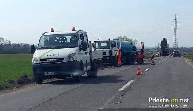 Obnova ceste Veržej - Križevci Obnova ceste Veržej - Križevci