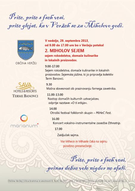 Miholov sejem 2013 v Veržeju