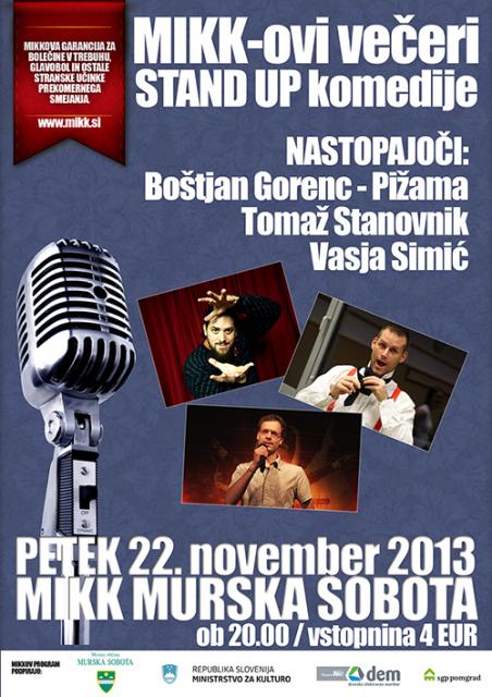 MIKKovi večeri Stand up komedije