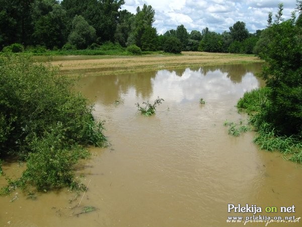 Mura bo prestopila svoje bregove