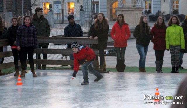 Prleški curling na ljutomerskem drsališču