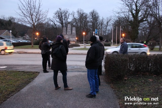 Protest v Ljutomeru