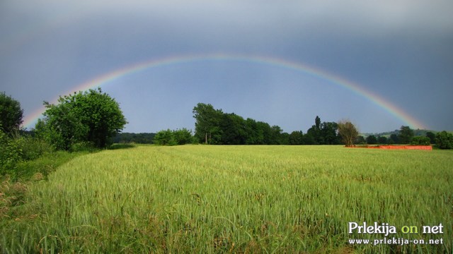 Mavrica nad Ljutomerom