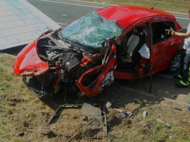 Prometna nesreča na ormoški obvoznici, foto: PGD Ormož