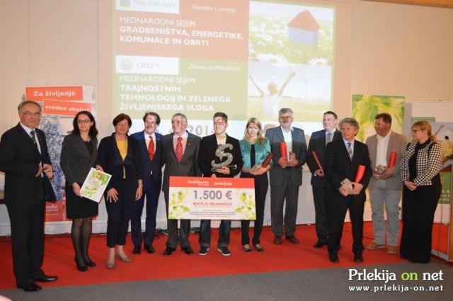 Podjetjem so podelili Znake kakovosti v graditeljstvu in Saubermacherjevo okoljsko nagrado Podjetjem so podelili Znake kakovosti v graditeljstvu in Saubermacherjevo okoljsko nagrado