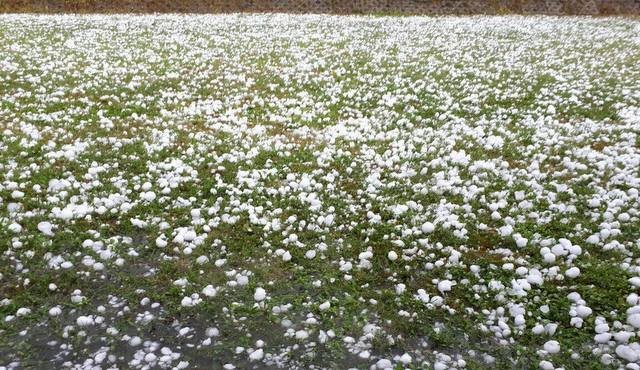 Toča na Goričkem, foto: FB Neurje.si Toča na Goričkem, foto: FB Neurje.si