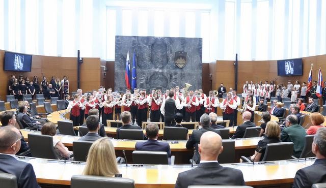 Pihalni orkester KD Ivan Kaučič Ljutomer na slavnostni seji Pihalni orkester KD Ivan Kaučič Ljutomer na slavnostni seji