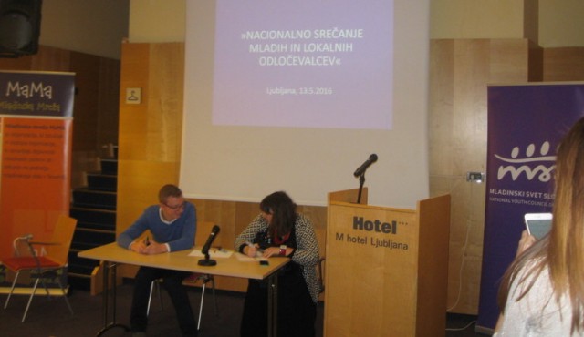 Nacionalno srečanje mladih in odločevalcev Nacionalno srečanje mladih in odločevalcev