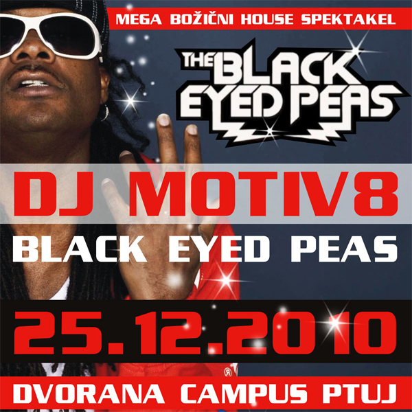 Mega božični house spektakel The Black Eyed Peas