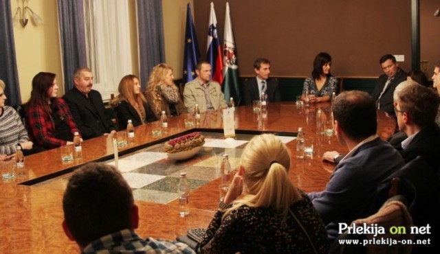 Sprejem športnikov pri županji Sprejem športnikov pri županji