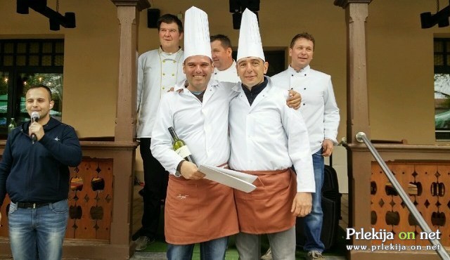 Zvonko Škrget in Fredi Novak sta skuhala najboljši divjačinski golaž