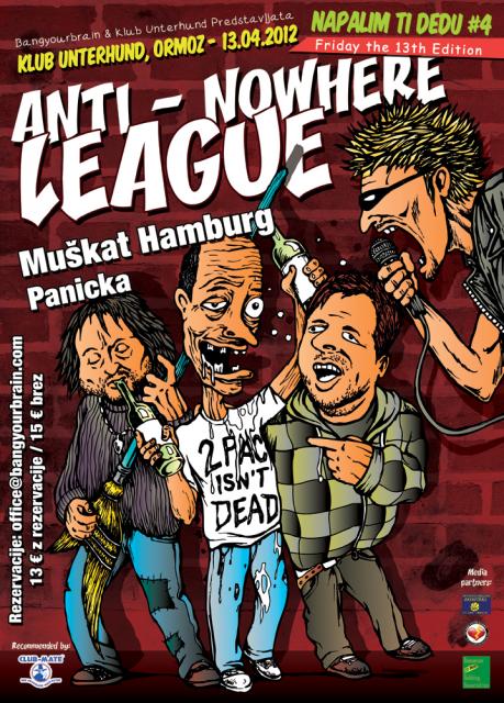 Napalim ti dedu fest 4: Anti-Nowhere League, MUškat Hamburg, Panicka