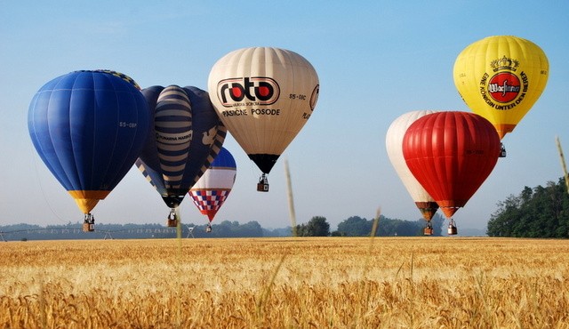 DP v letenju s toplozračnimi baloni