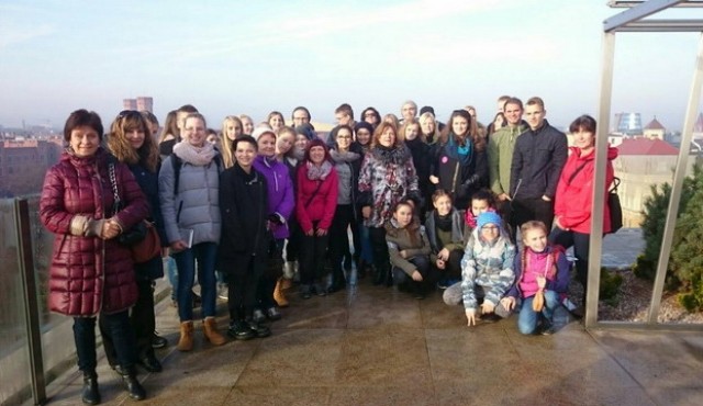 Učenci iz Cezanjevcev na Poljskem Učenci iz Cezanjevcev na Poljskem