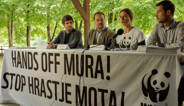 Novinarska konferenca ob Muri Novinarska konferenca ob Muri