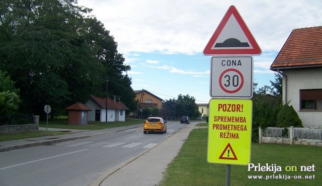 Poslej skozi naselje Rakičan le 30 km na uro Poslej skozi naselje Rakičan le 30 km na uro