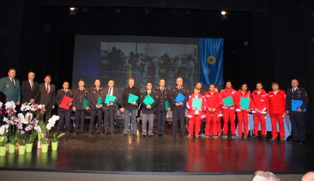 Nagrajenci, foto: sos112.si Nagrajenci, foto: sos112.si
