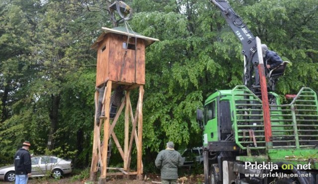 Postavljanje opazovalnice LD Negova Postavljanje opazovalnice LD Negova