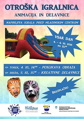 OTROŠKA IGRALNICA - ANIMACIJA IN DELAVNICE