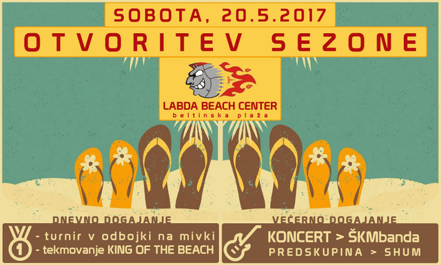 OTVORITEV SEZONE LADBA BEACH CENTRA + KONCERT