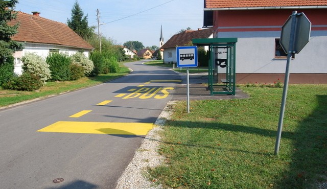 Urejena postajališča v KS Šalinci, Krištanci, Grlava Urejena postajališča v KS Šalinci, Krištanci, Grlava