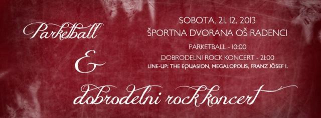 PARKETBALL & DOBRODELNI ROCK KONCERT 2013