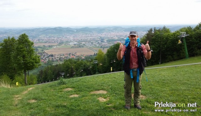 Jörg Wunram na Trikotni jasi, Maribor - Pohorje